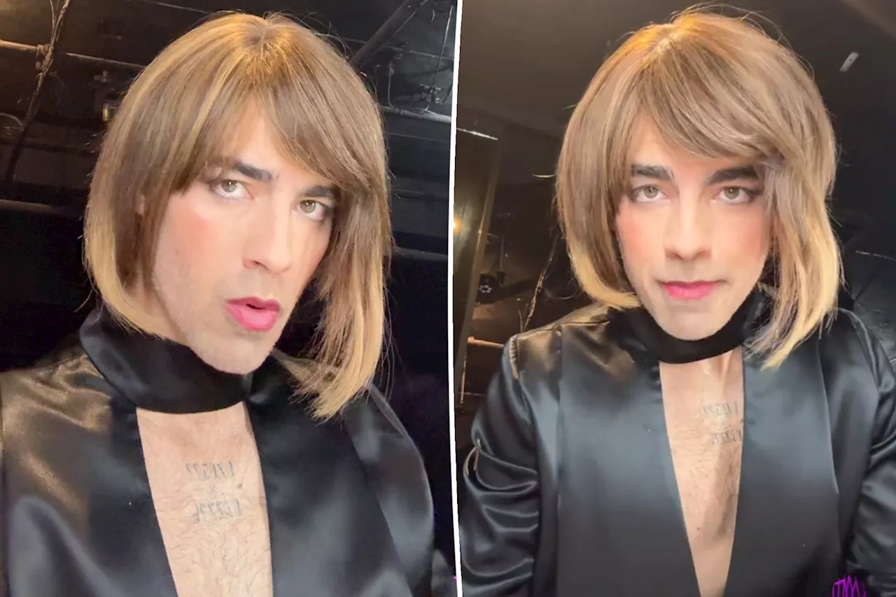 Fans freak over Joe Jonas dressing in drag in viral TikTok video: 'Who is this diva?'