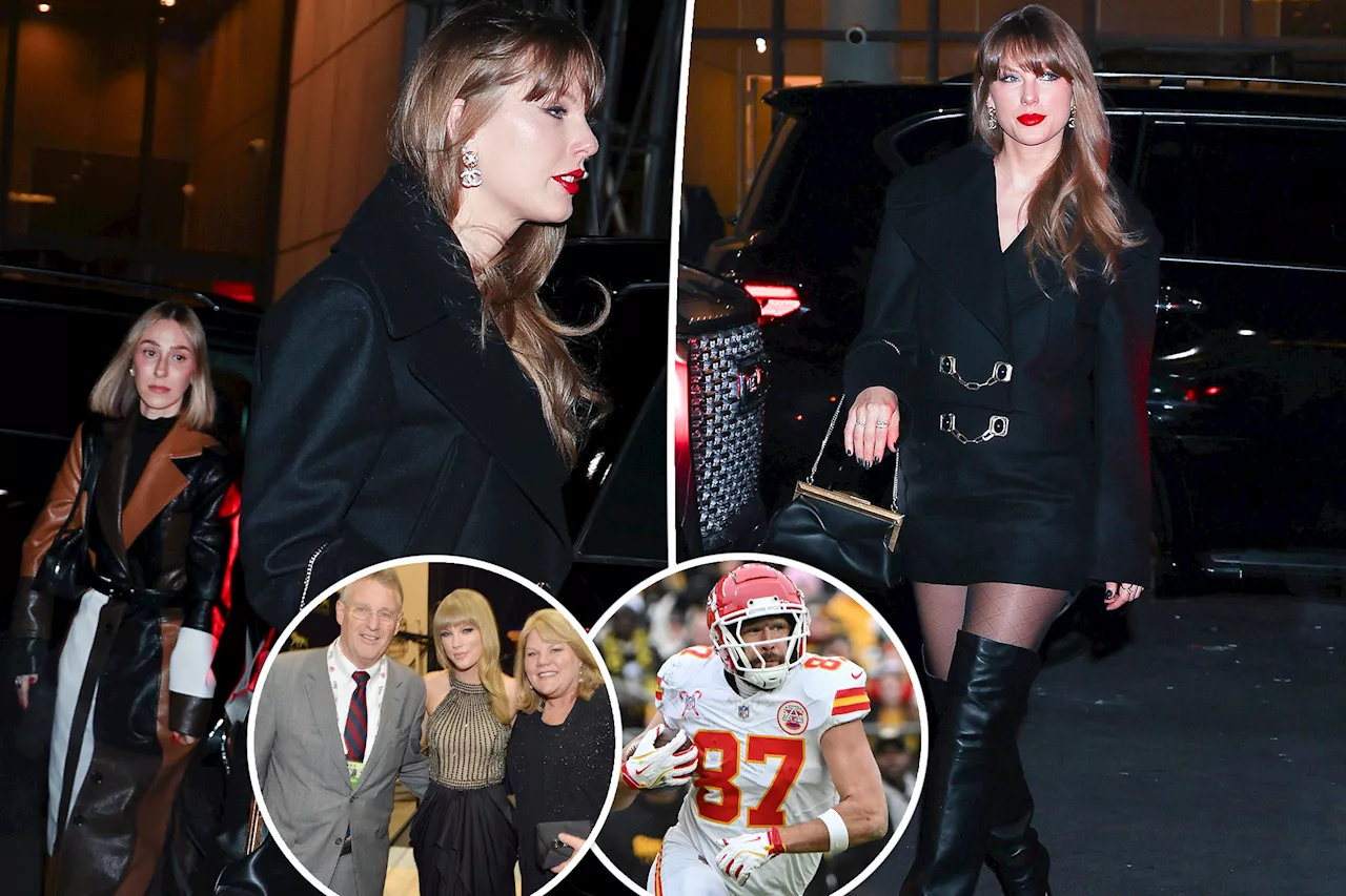 Taylor Swift dines with BFF Ashley Avignone, her parents in NYC ahead of Travis Kelce's playoffs game