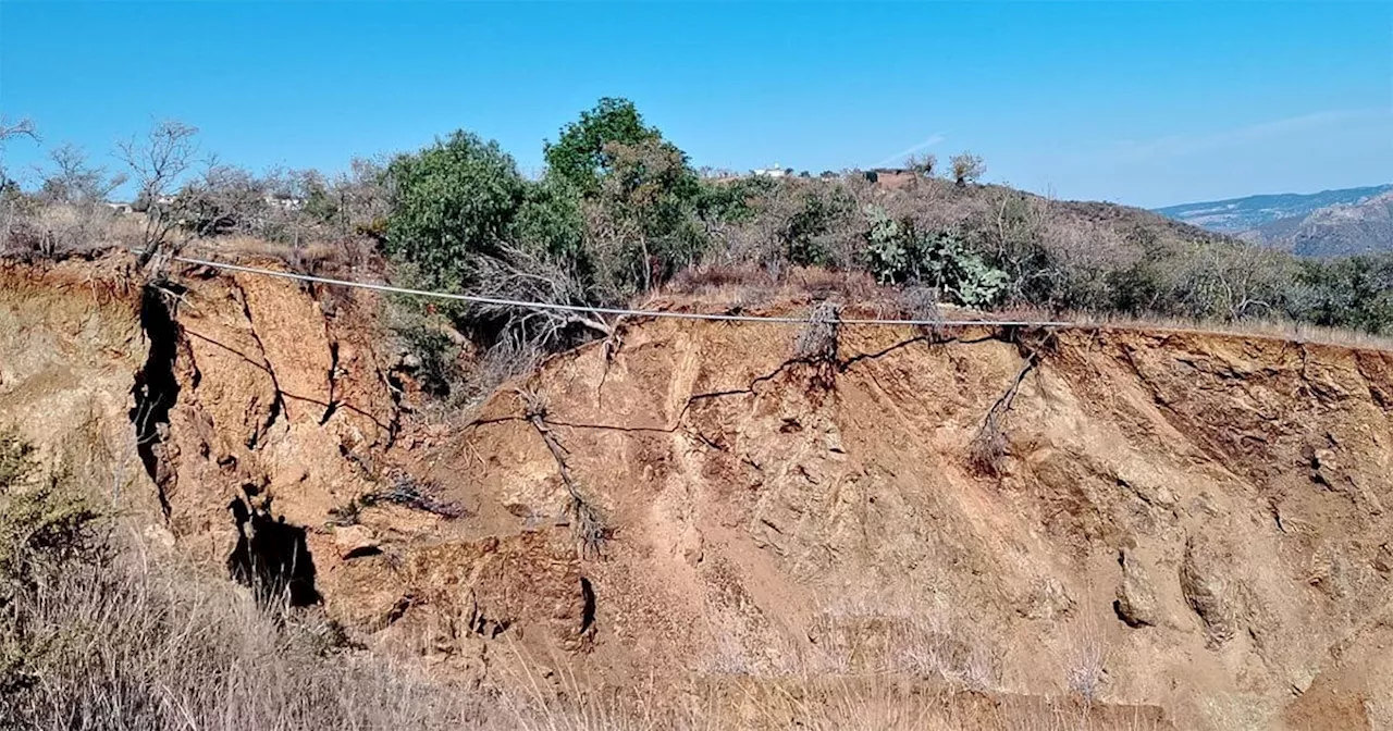 Minería en Guanajuato: Rellenan socavón en Mineral de la Luz, pero la preocupación persiste