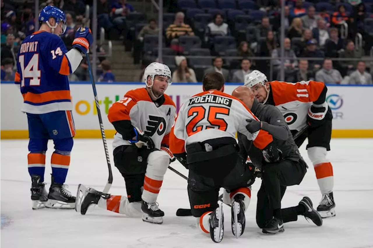 New York Islanders’ Max Tsyplakov suspended three games for illegal high check on Flyers’ Ryan Poehling