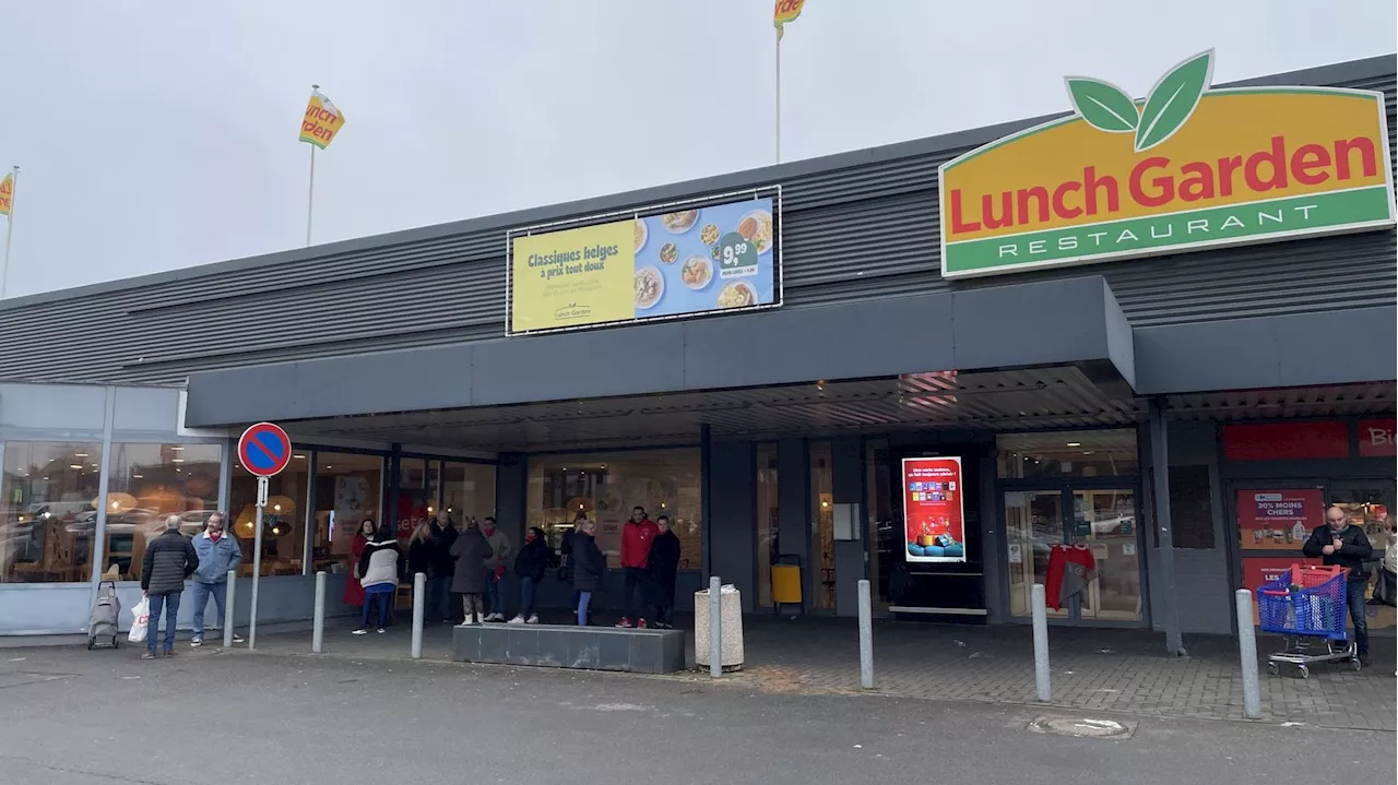 Le personnel en grève dans plusieurs restaurants Lunch Garden après l'annonce de faillite