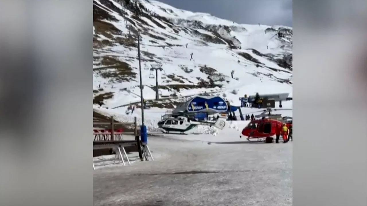 Accident grave sur un télésiège dans la station d'Astún