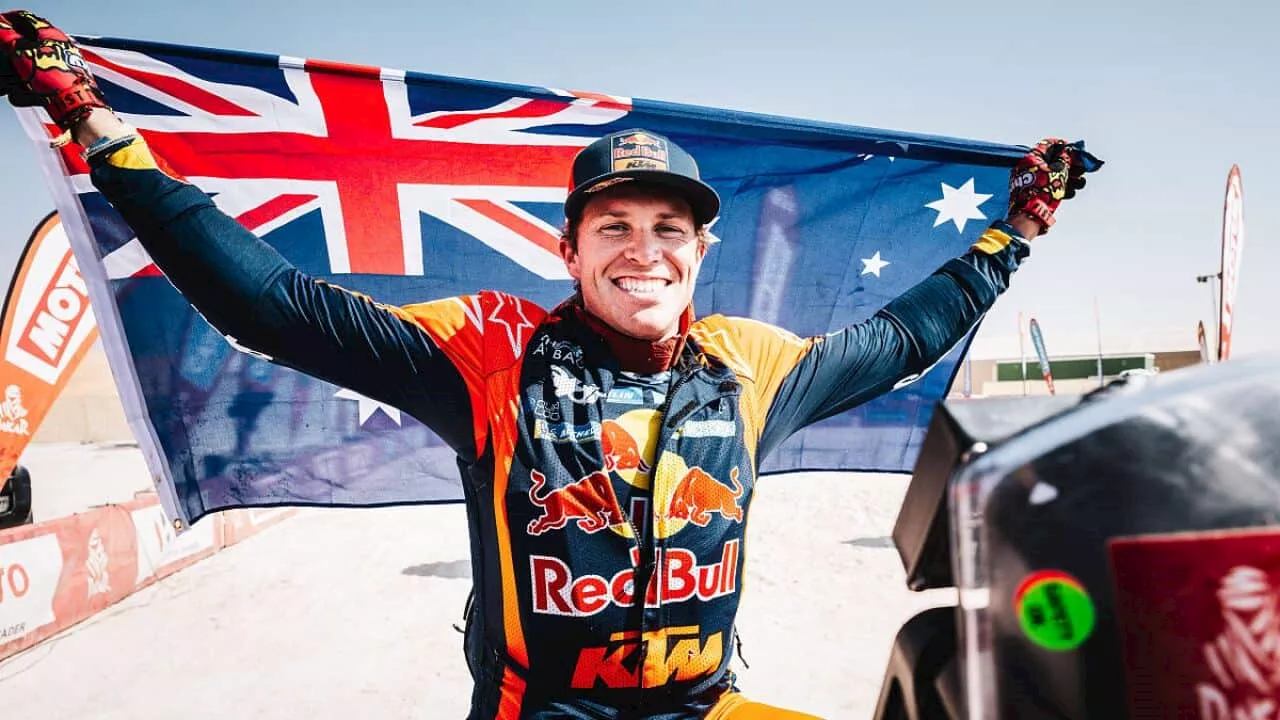 Sanders becomes second ever Aussie to win Dakar Rally