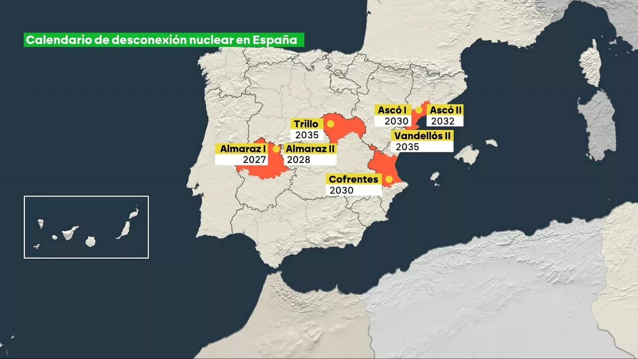 Almaraz será la primera central nuclear en cerrar en España