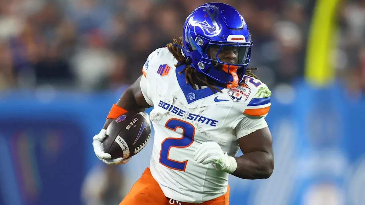 Boise State RB Ashton Jeanty Mocked to Denver Broncos at No. 20 by The Athletic