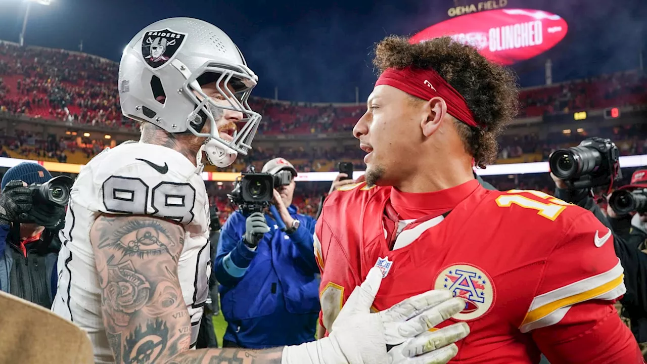 Raiders' Maxx Crosby on Facing Patrick Mahomes: 'You Gotta Get Your Cross-Country Cardio On Point'