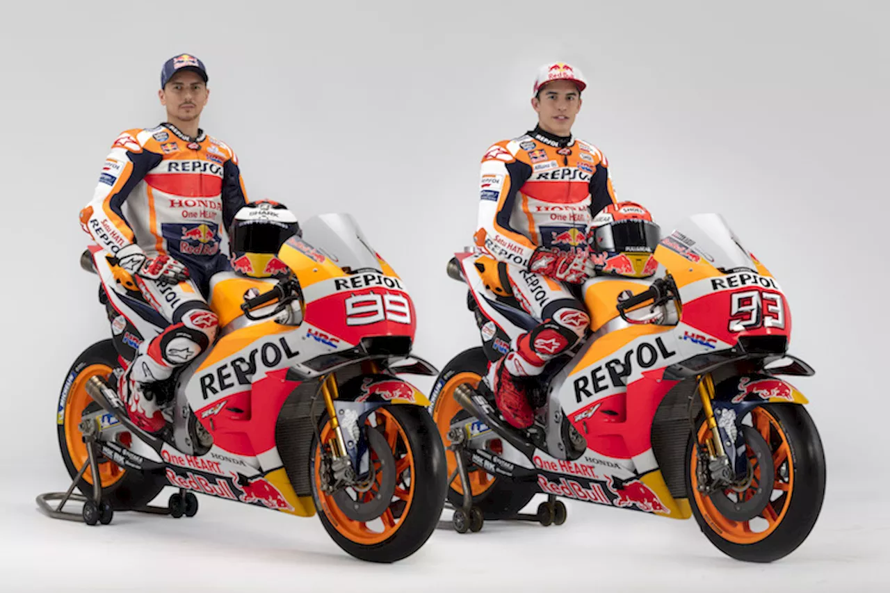 Fotoshooting: Márquez und Lorenzo vor der Linse