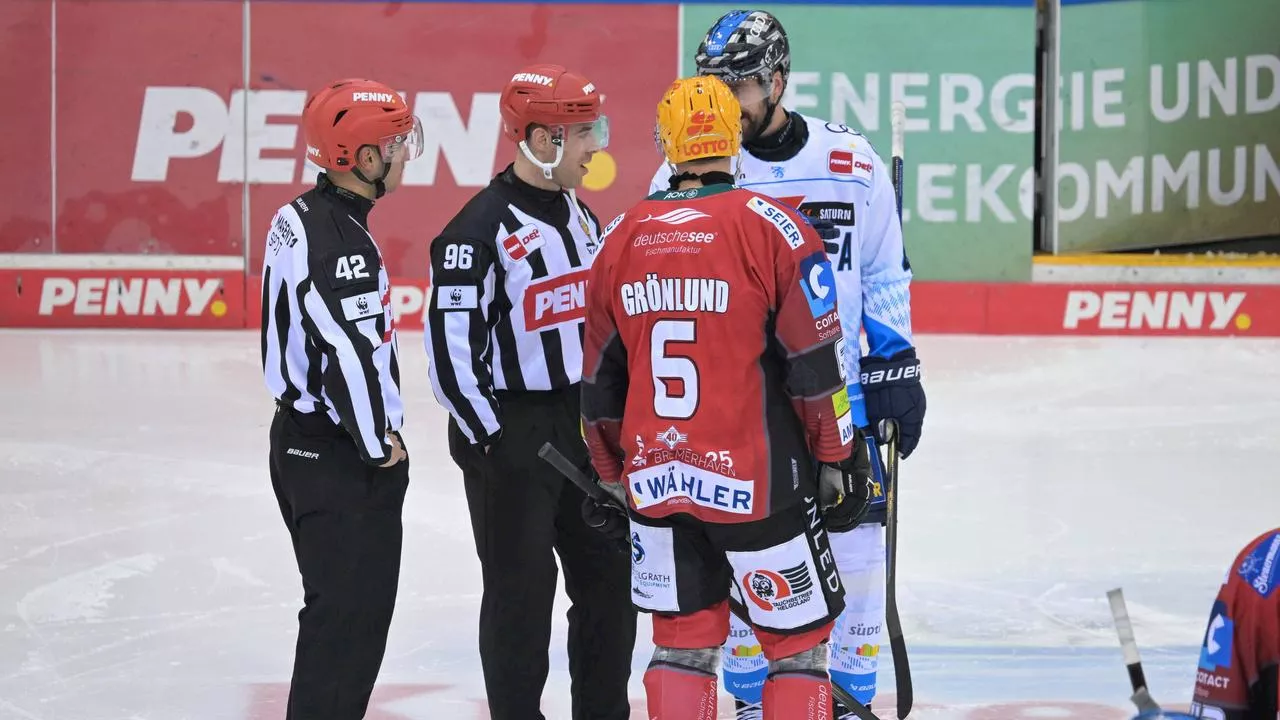 Topspiel in Bremerhaven abgebrochen, Eisbären oben dran