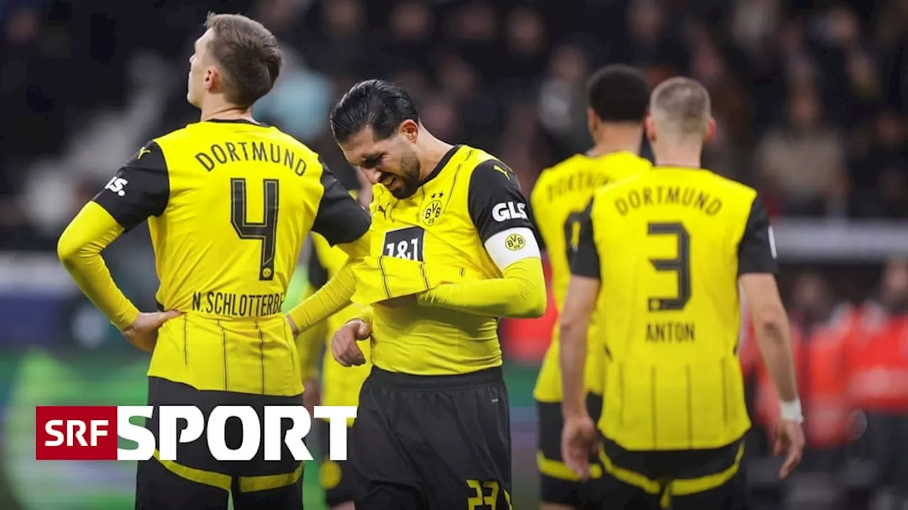 Dortmund verliert auch in Frankfurt – Misere setzt sich fort