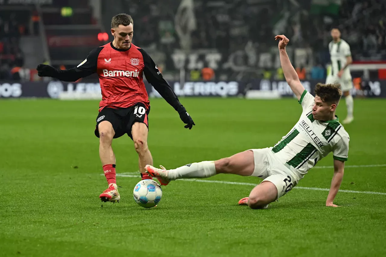 Bayer Leverkusen besiegt Borussia Mönchengladbach 3:1