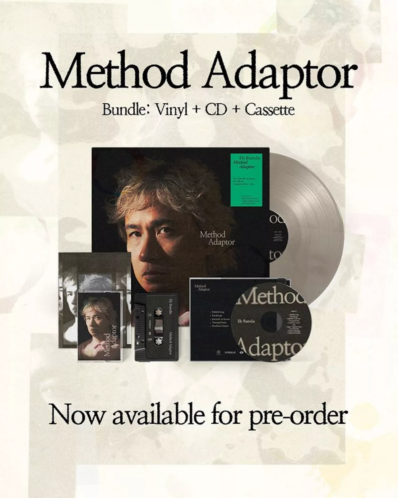 Ely Buendia adapts Method Adaptor album into vinyl, CDs and cassettes