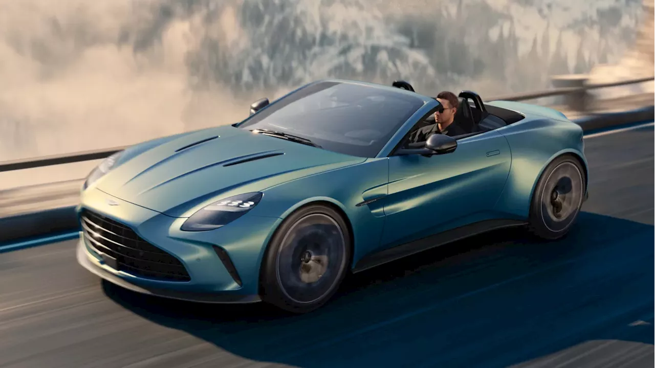 The 656hp Aston Martin Vantage Roadster has been revealed