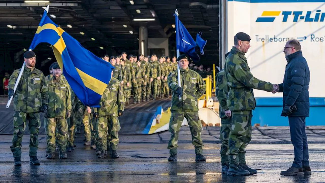 Swedish troops deployed in Latvia to 'strengthen' NATO presence