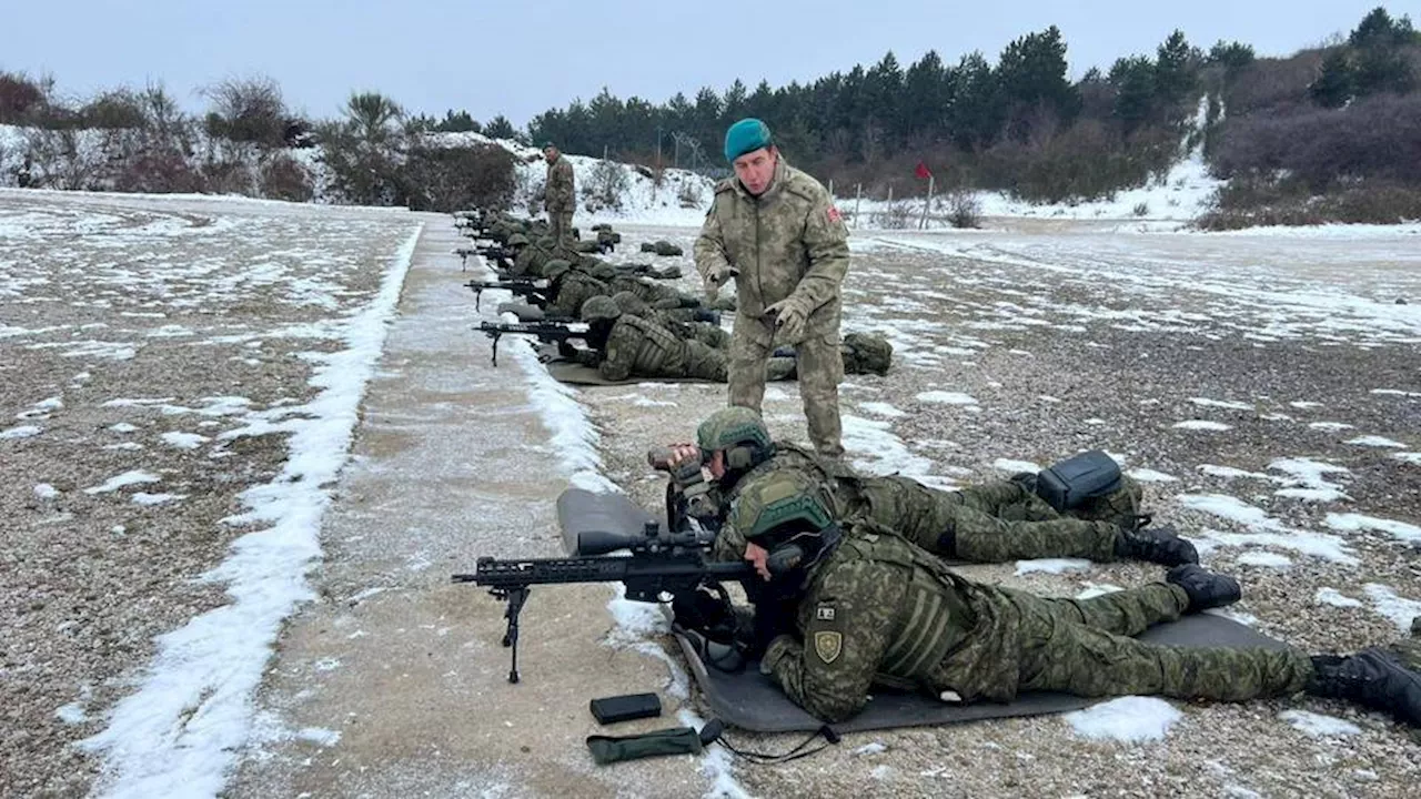 Turkish Soldiers Train Kosovo Security Force in Sniper Shooting