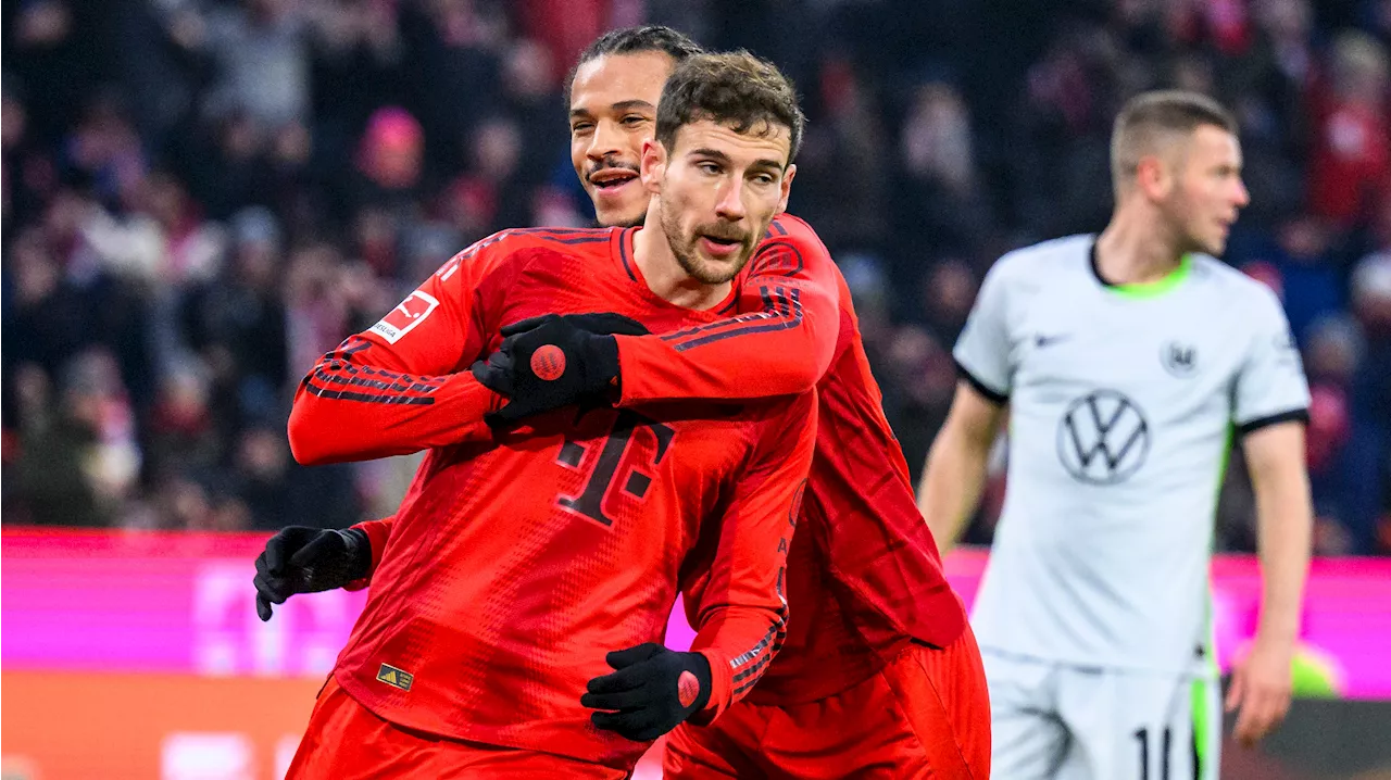 Goretzka Nets Twice as Bayern Opens Seven-Point Bundesliga Lead