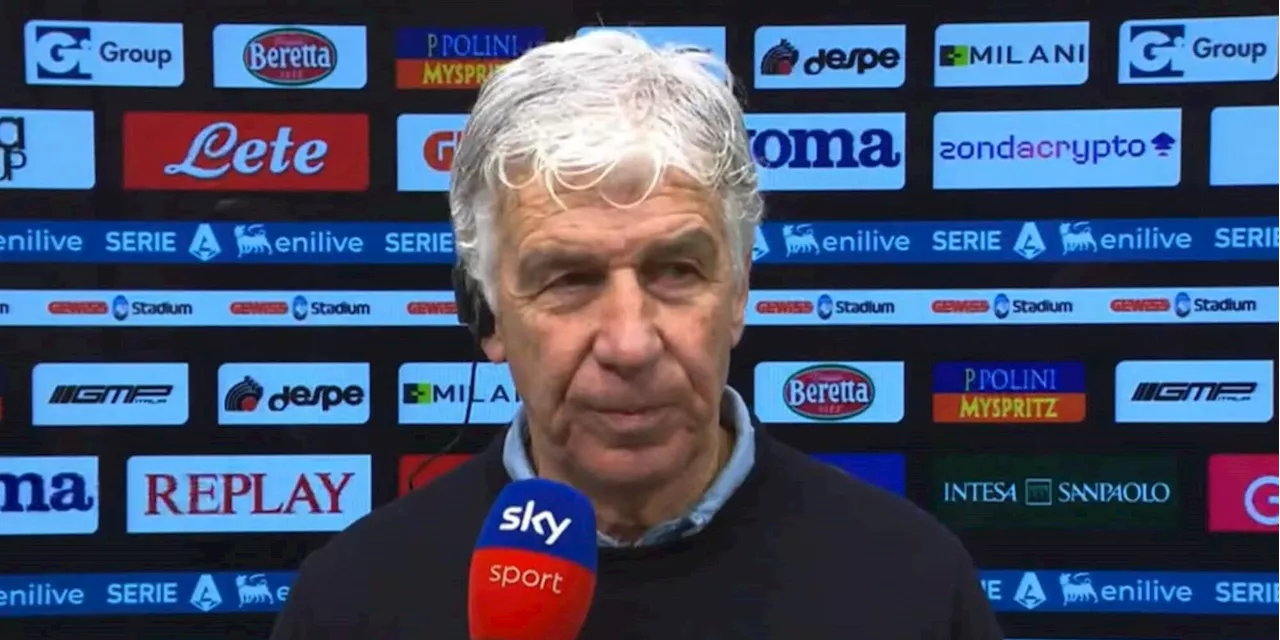 Gasperini: 'Atalanta superiore al Napoli, ko duro da digerire. Gli episodi...'