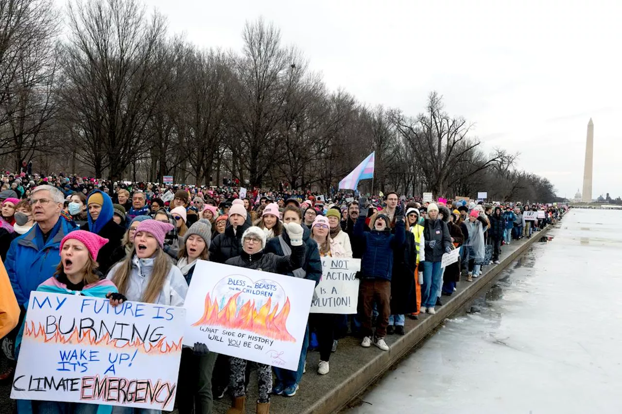 Protestmarsj mot Trump: – Vi skal kjempe mot ham