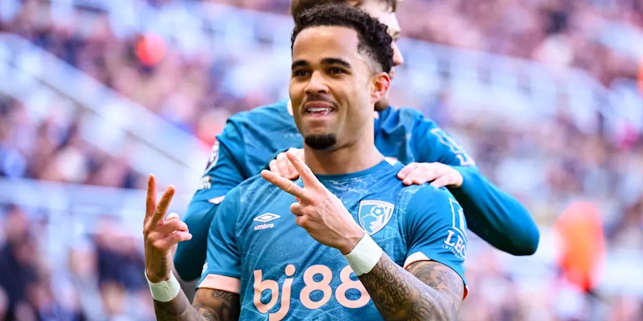 Kluivert scoort hattrick tegen Newcastle, Bournemouth wint met 4-1