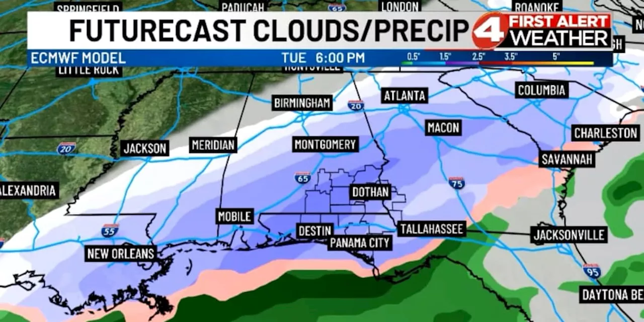 Almost never heard of snowfall more likely