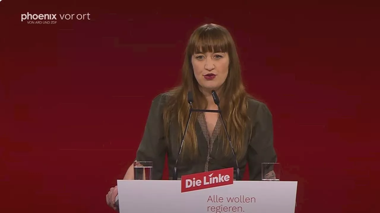 Parteitag Die Linke: Abschlussrede der Co-Spitzenkandidatin Heidi Reichinnek