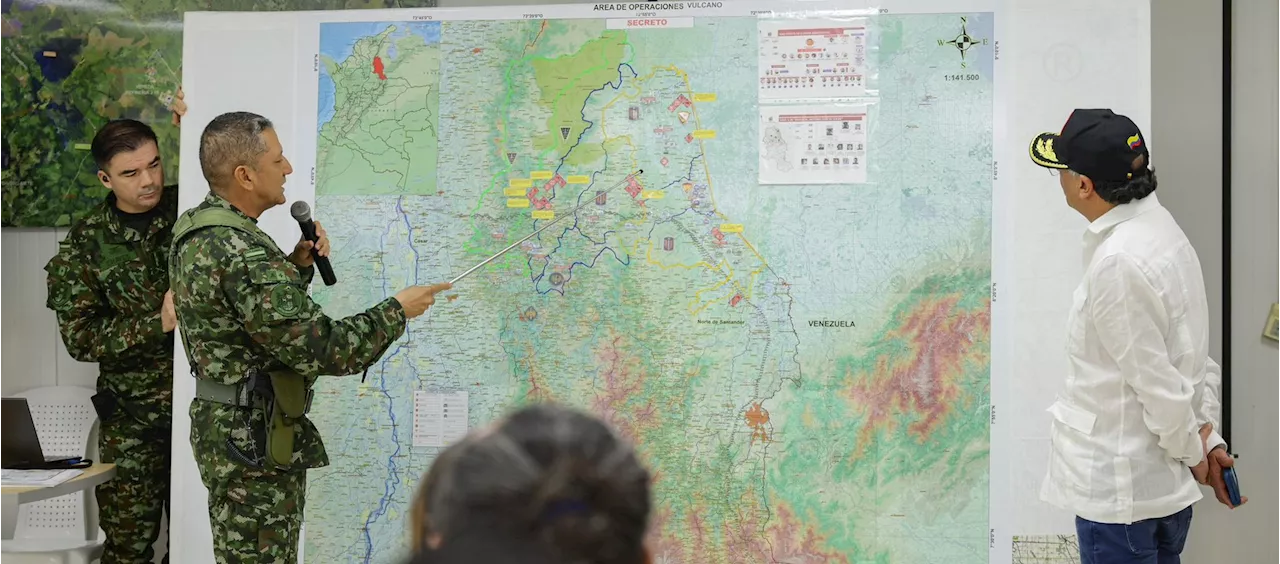 Petro lideró consejo de seguridad en el Catatumbo ante combates entre el ELN y las disidencias