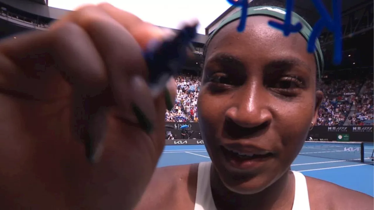 Coco Gauff mourns death of TikTok immediately after Australian Open win: ‘RIP’