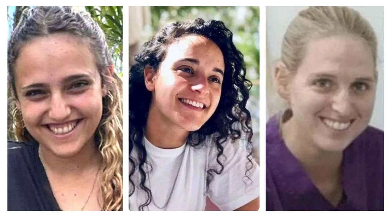 Las tres rehenes que liberará Hamás: Romi Gonen, Emily Damari y Doron Steinbrecher