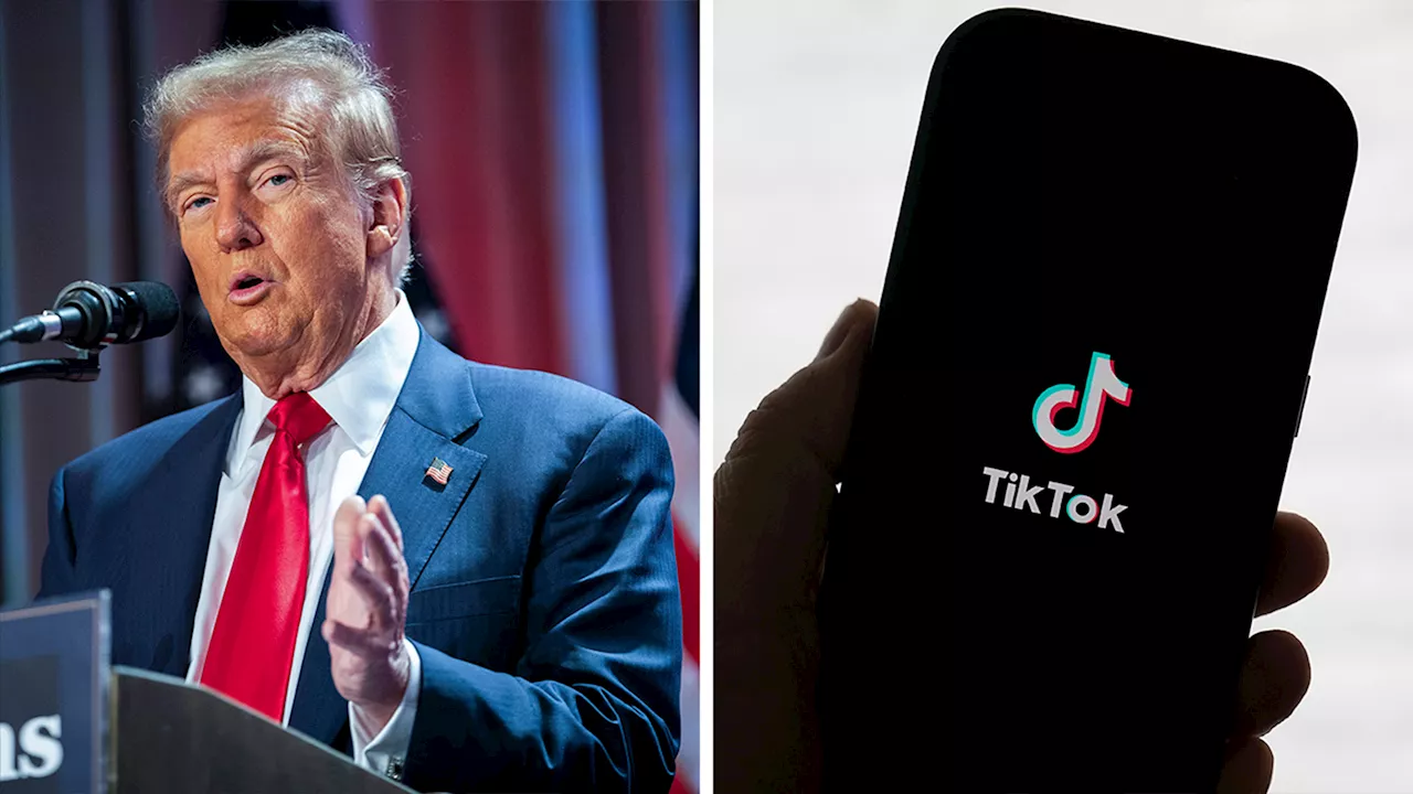 Donald Trump says he will issue an executive order Monday to get TikTok back up