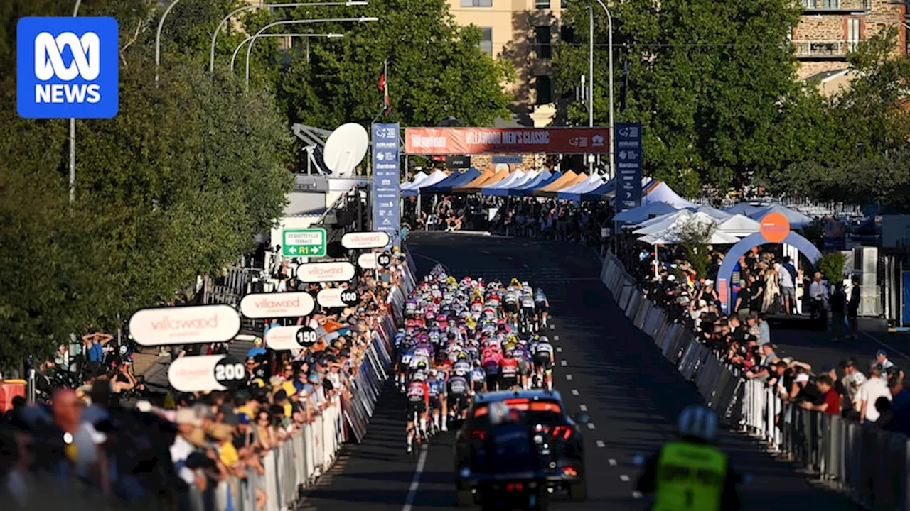 Female spectator hospitalised following crash at Tour Down Under