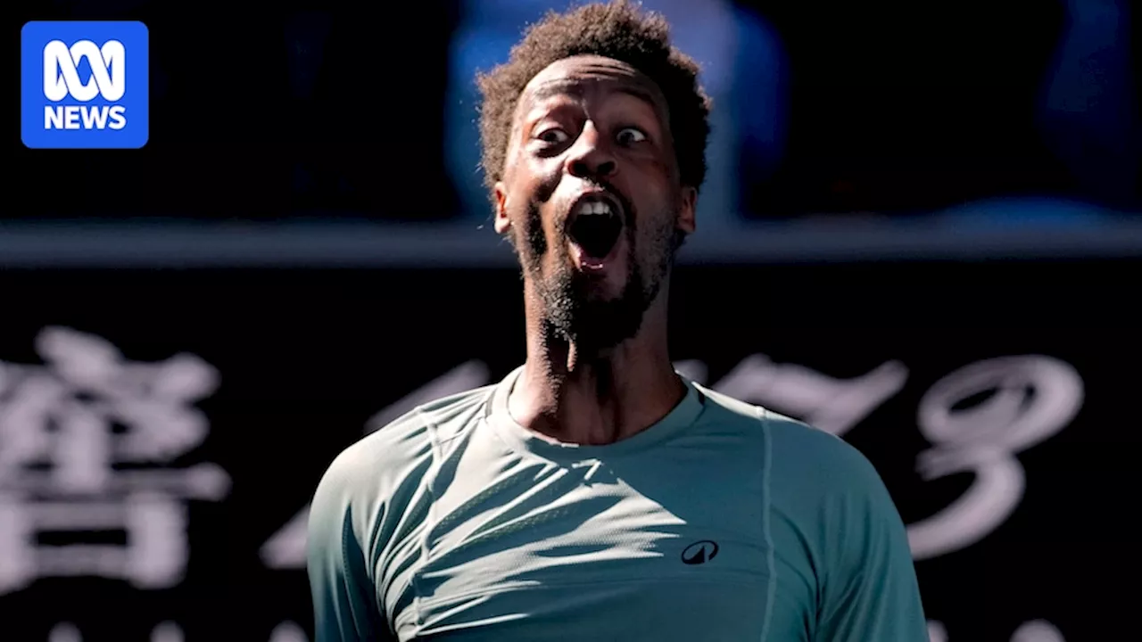 Gael Monfils to contest Australian Open fourth round at 38 years old after defeating Taylor Fritz