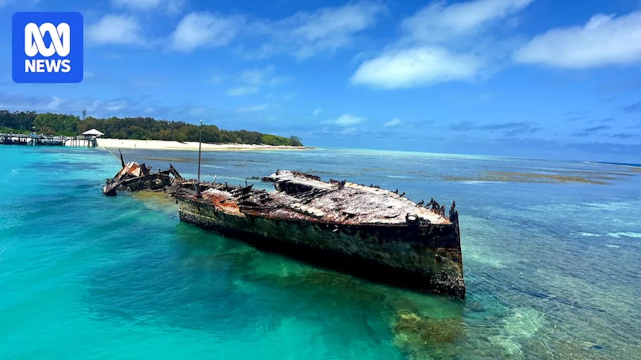 HMAS Protector, bought for just 10 pounds, now a marine paradise off Heron Island