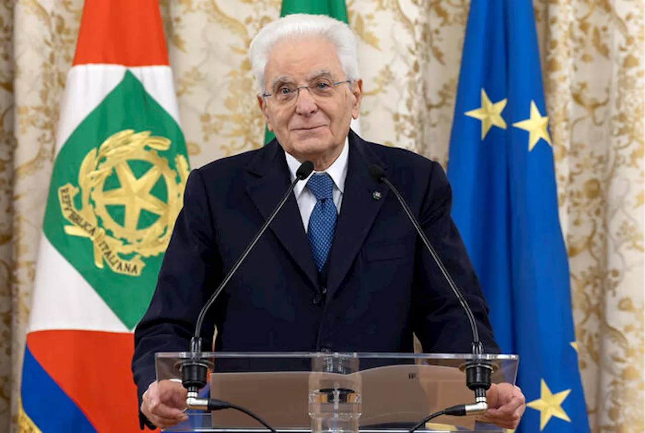 Mattarella, bene tregua a Gaza, ora pace duratura con due Stati