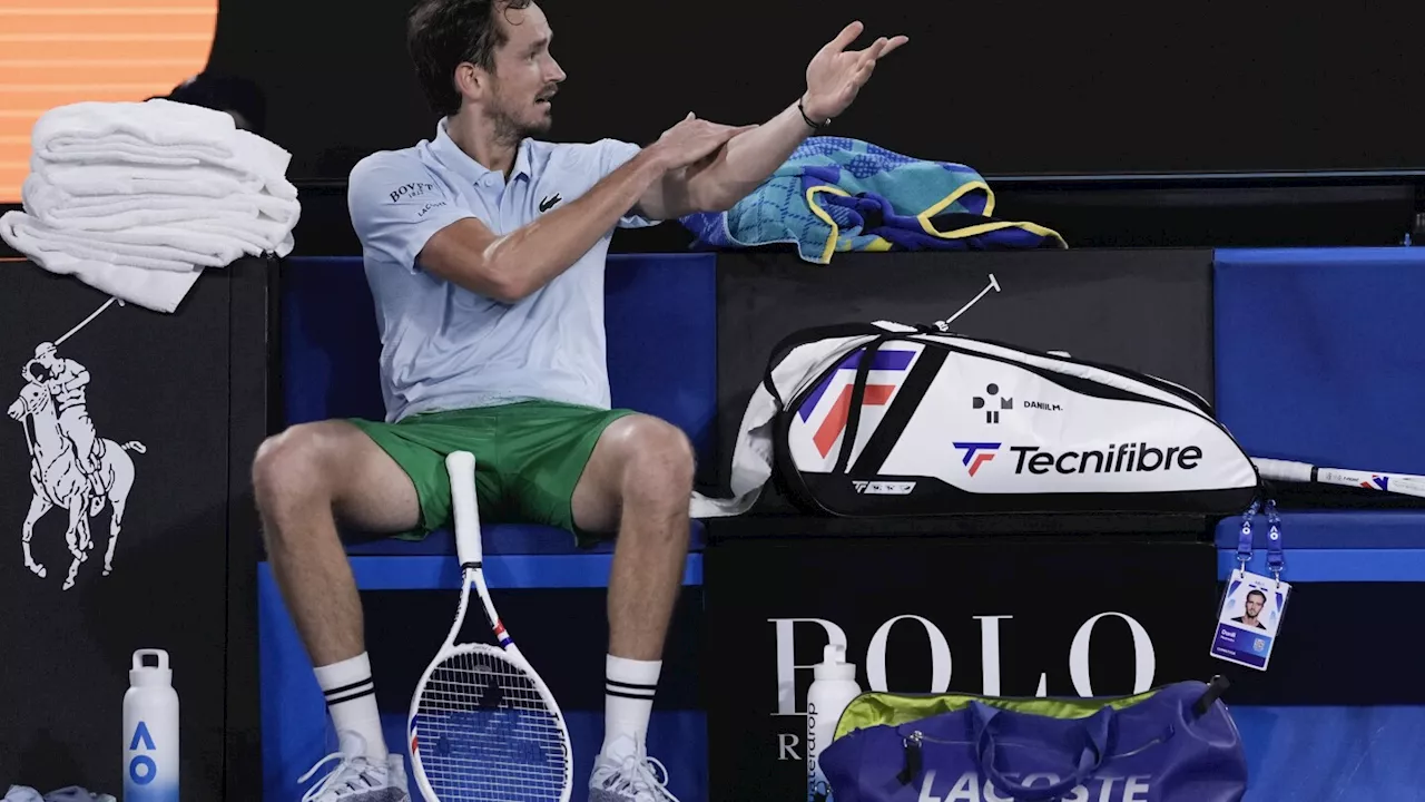 Daniil Medvedev fined $76,000 for his Australian Open outbursts