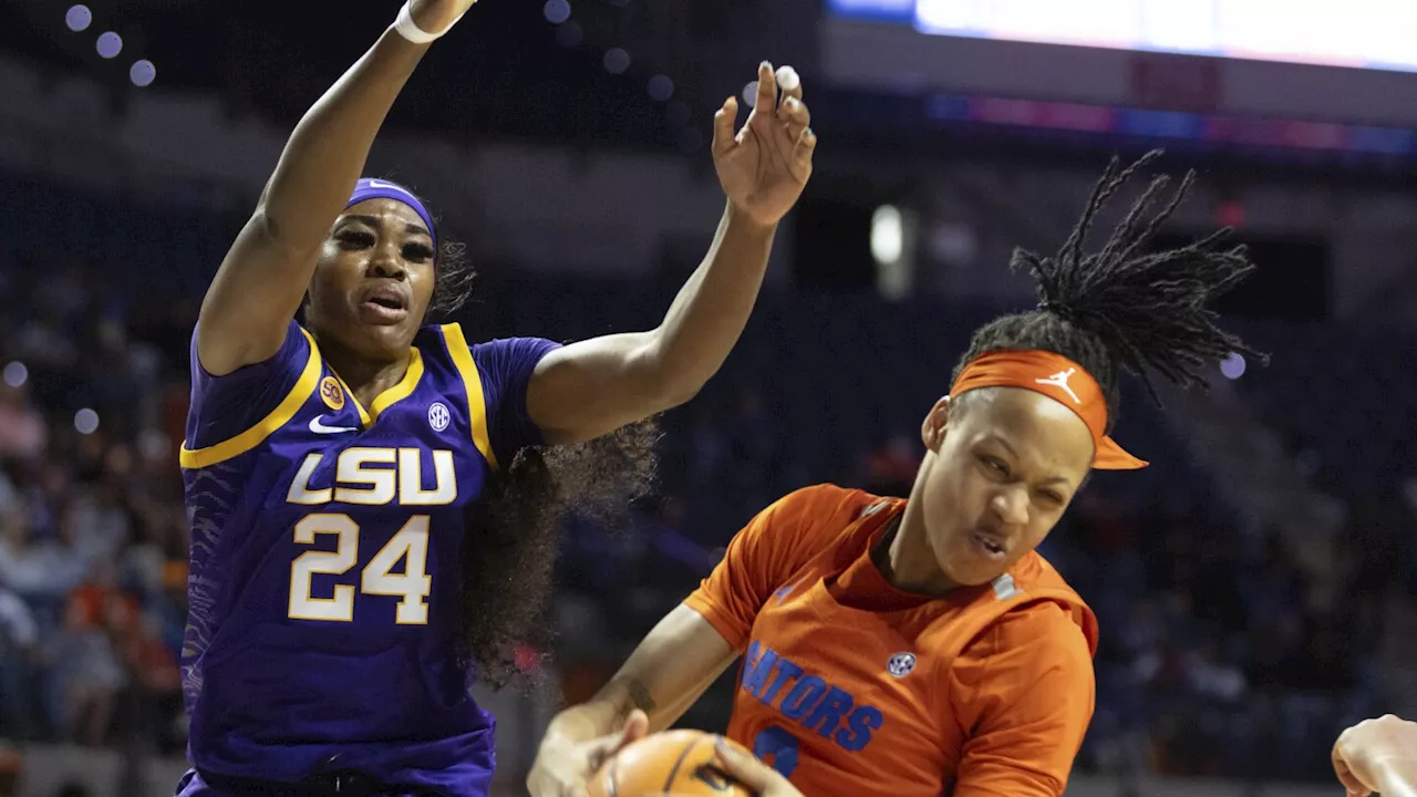 Mikaylah Williams scores 22, No. 5 LSU stays unbeaten with 80-63 win at Florida in front of Shaq