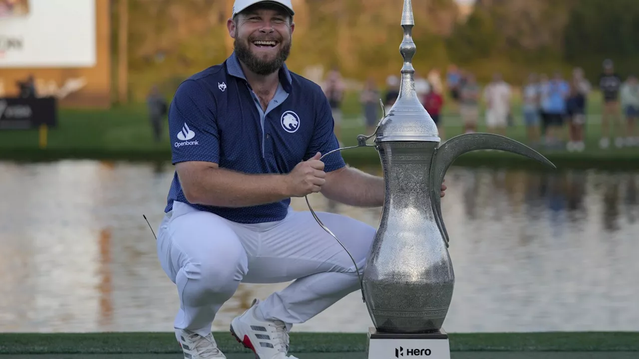 Tyrrell Hatton outduels Daniel Hillier to win Dubai Desert Classic by a stroke