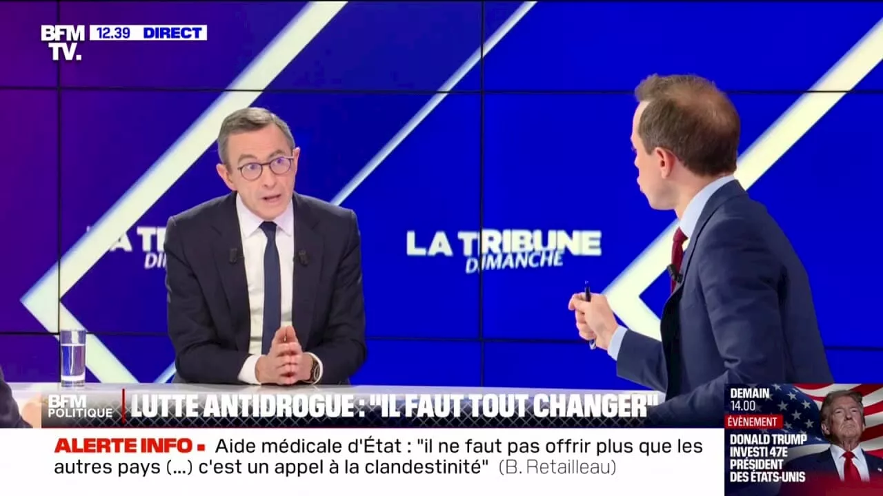 Narcotrafic: Bruno Retailleau veut 'culpabiliser les consommateurs' et prévoit un 'spot avec des images chocs'