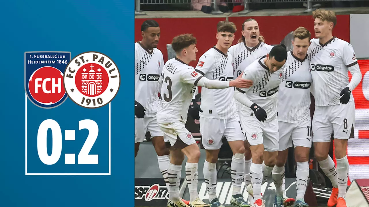 0:2 statt 1:1 : St. Pauli feiert nach Schlussminuten-Drama