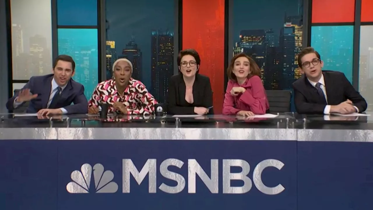 SNL Cold Open Takes On MSNBC's Obsession with Trump Craziness