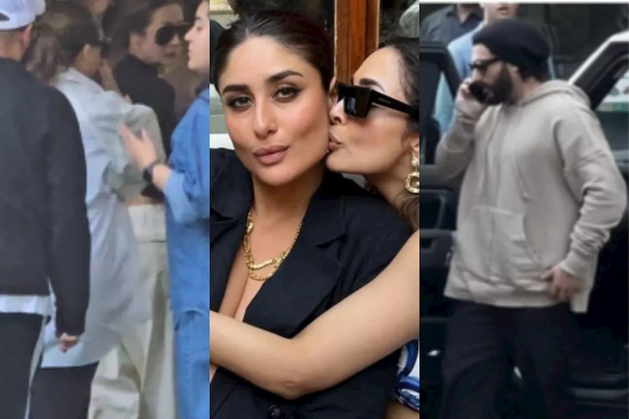 Arjun Kapoor, Malaika Arora join Kareena Kapoor to check on Saif Ali Khan’s health