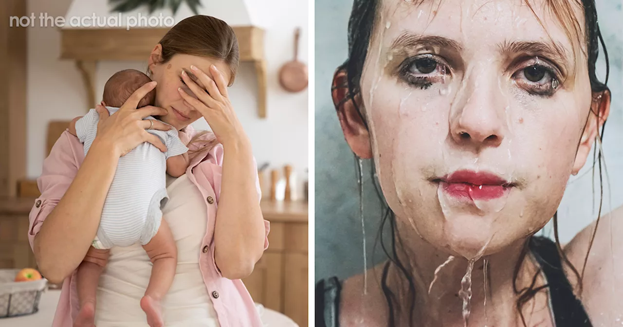 'Kept Insisting I Wake Up': New Exhausted Mom Gets Water Poured All Over Her