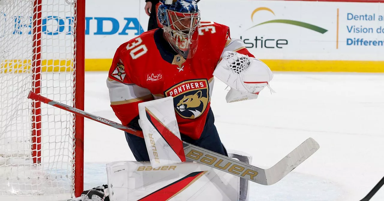 Spencer Knight makes 34 saves, Panthers beat Ducks 3-0 to open home-and-home set