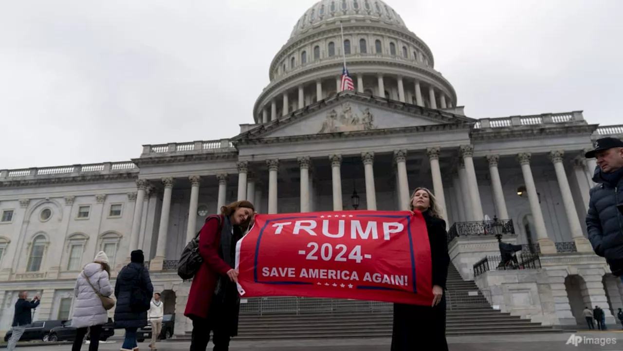 Trump draws thousands to Washington rally for a pre-inauguration victory lap