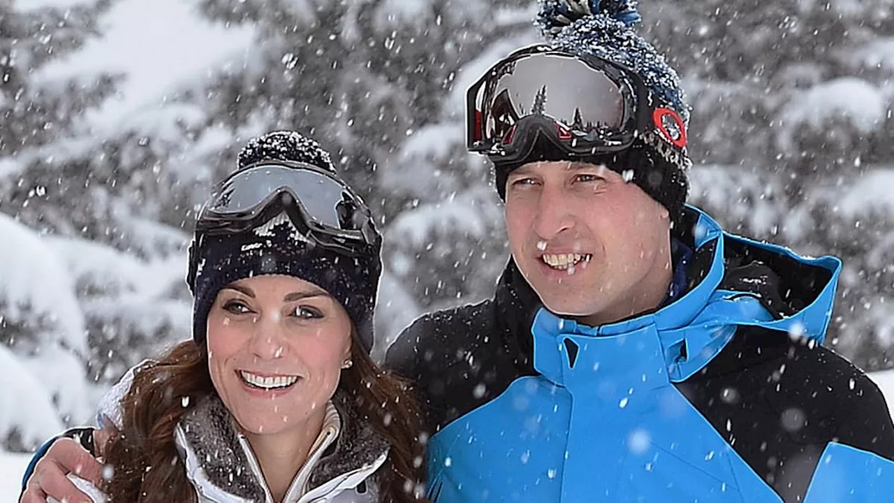 Princess Kate's heading back towards her peak as she and her family slip away to enjoy scenic ski...