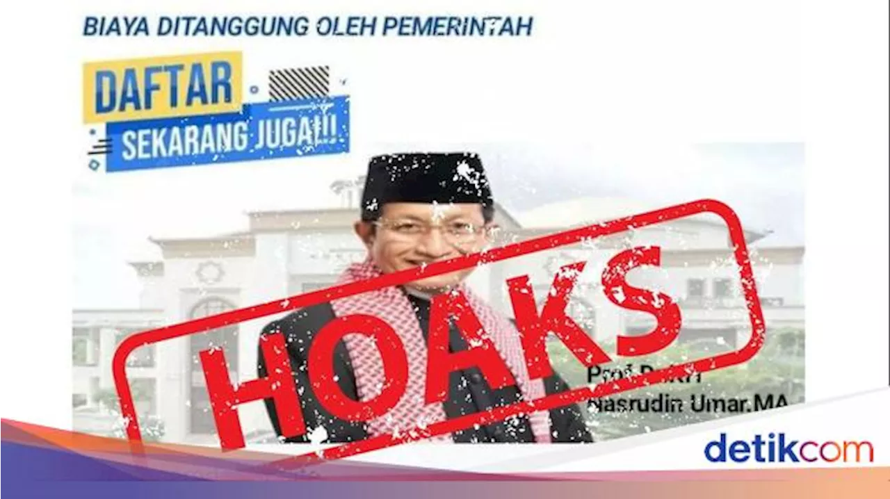 Loker Petugas Haji Marak di Medsos, Kemenag: Itu Hoaks