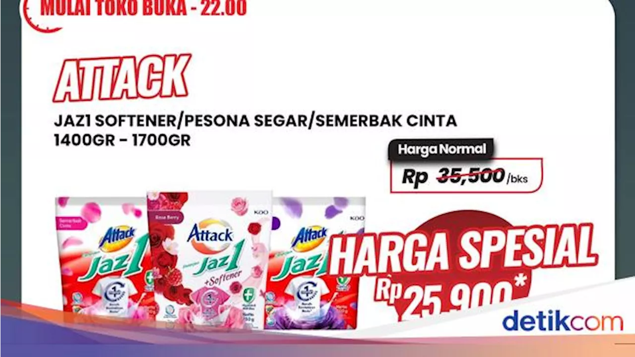 Ayo ke Transmart Full Day Sale, Lagi Ada Diskon Gede-gedean buat Detergen