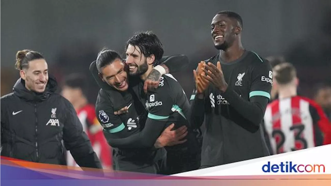 Klasemen Liga Inggris: Liverpool Jauhi Arsenal