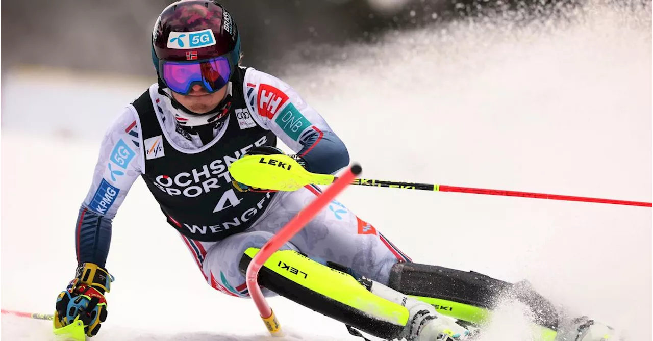 Norwegischer Dreifachsieg im Wengen-Slalom