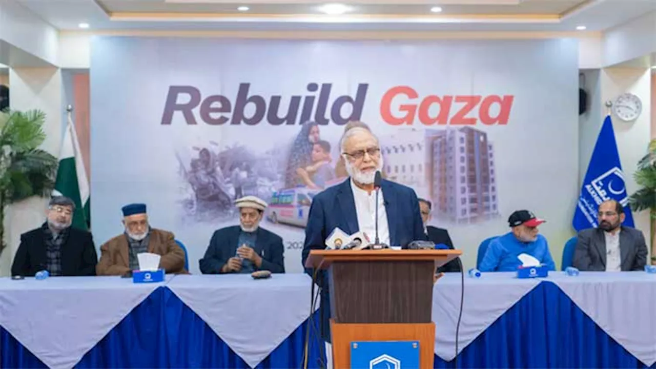 Alkhidmat unveils Rs15bn Rebuild Gaza initiative