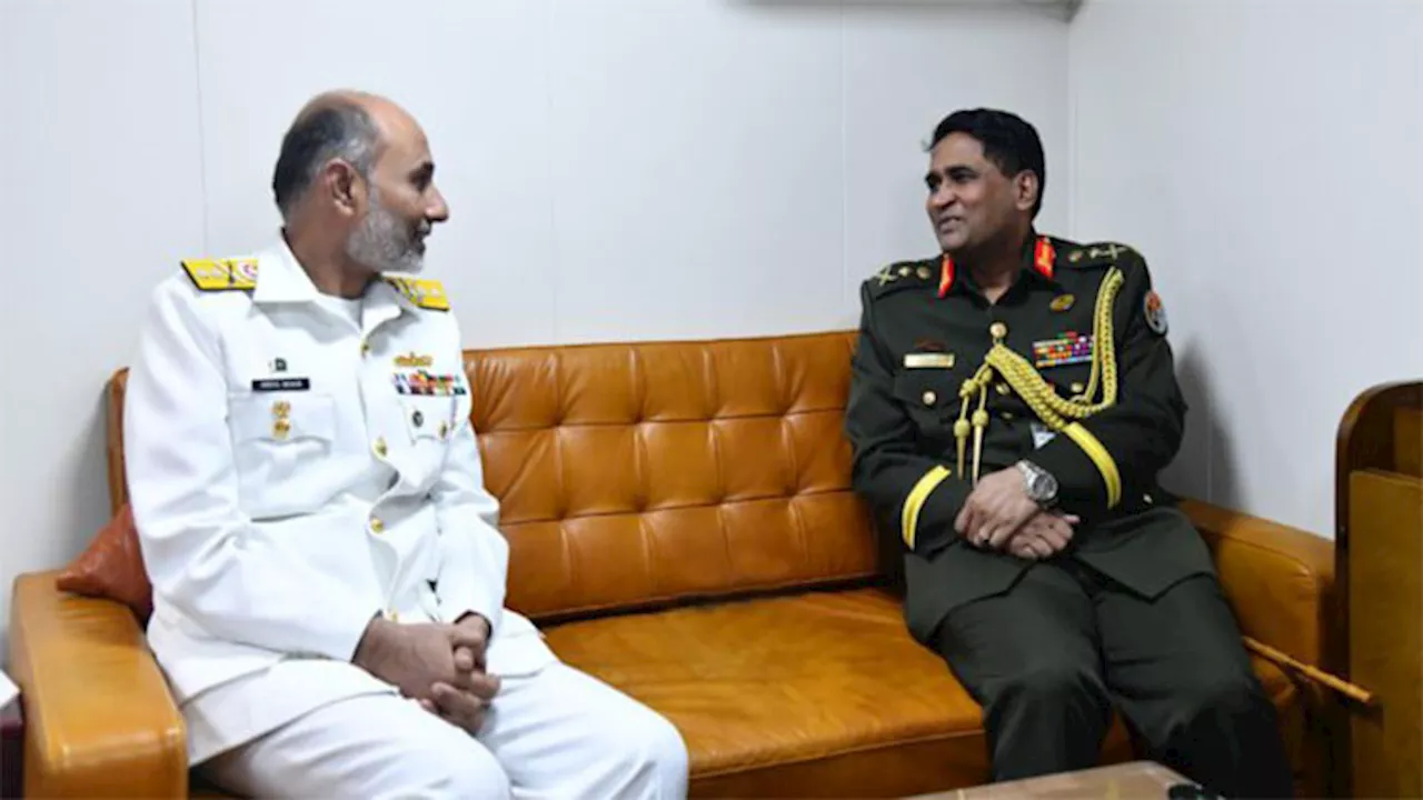 PSO Bangladeshi armed forces calls on senior officials of Pak Navy