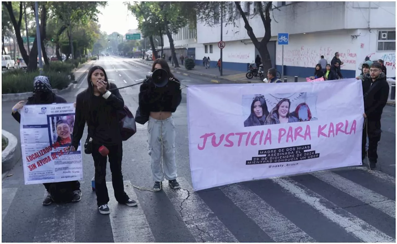 Realizan audiencia de Cristofer Yair 'N', presunto feminicida de Karla Patricia, conductora de Uber; familiares exigen justicia